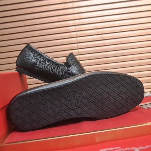 Replica Salvatore Ferragamo Leather Shoes For Men #1481310 $100.00 USD for Wholesale