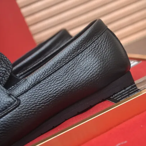 Replica Salvatore Ferragamo Leather Shoes For Men #1481310 $100.00 USD for Wholesale
