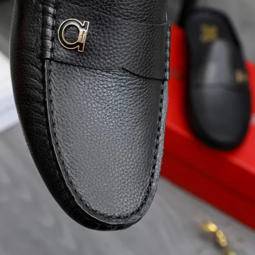 Replica Salvatore Ferragamo Leather Shoes For Men #1481393 $68.00 USD for Wholesale