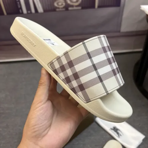 Replica Burberry Slippers For Men #1481471 $45.00 USD for Wholesale