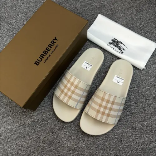 Replica Burberry Slippers For Men #1481473 $45.00 USD for Wholesale