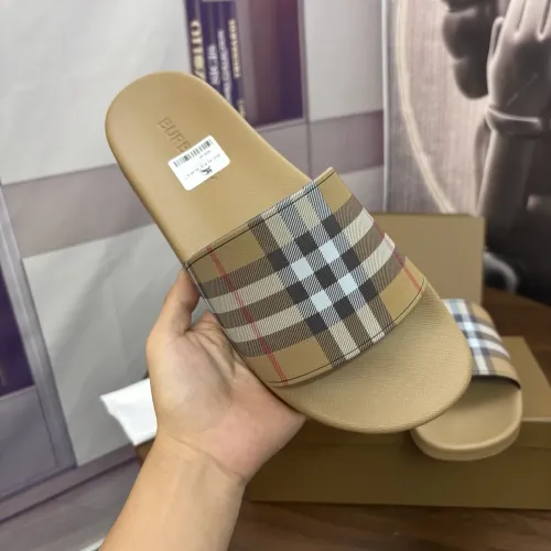 Replica Burberry Slippers For Men #1481475 $45.00 USD for Wholesale