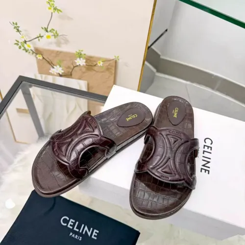 Replica Celine Slippers For Women #1481579 $76.00 USD for Wholesale