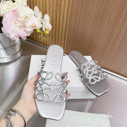 Replica LOEWE Slippers For Women #1481729 $82.00 USD for Wholesale