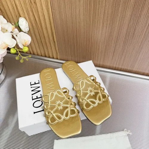 Replica LOEWE Slippers For Women #1481730 $82.00 USD for Wholesale