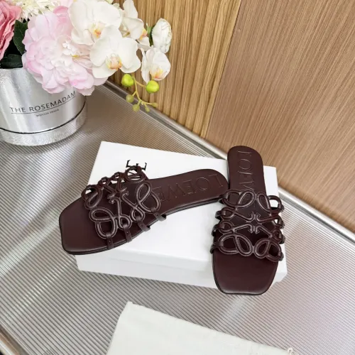 Replica LOEWE Slippers For Women #1481733 $82.00 USD for Wholesale