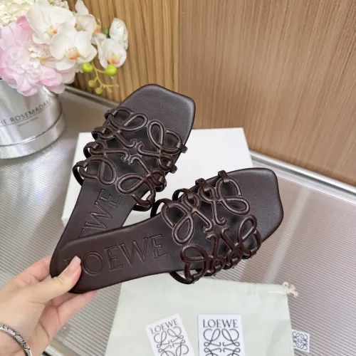 Replica LOEWE Slippers For Women #1481733 $82.00 USD for Wholesale