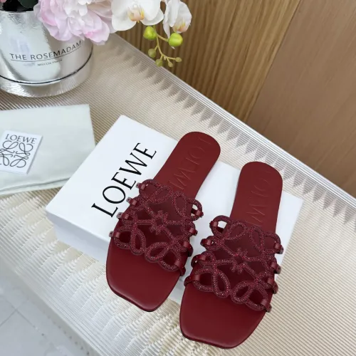 Replica LOEWE Slippers For Women #1481740 $85.00 USD for Wholesale