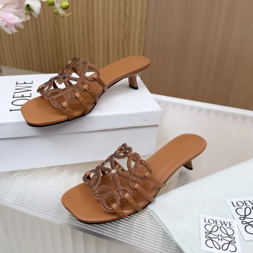 Replica LOEWE Slippers For Women #1481796 $88.00 USD for Wholesale