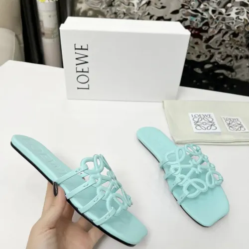 Replica LOEWE Slippers For Women #1481810 $82.00 USD for Wholesale