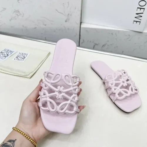 Replica LOEWE Slippers For Women #1481816 $82.00 USD for Wholesale
