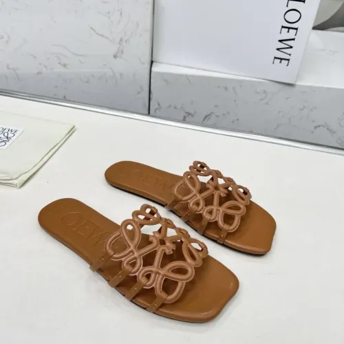 Replica LOEWE Slippers For Women #1481818 $82.00 USD for Wholesale