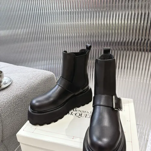 Replica Alexander McQueen Boots For Women #1481821 $115.00 USD for Wholesale
