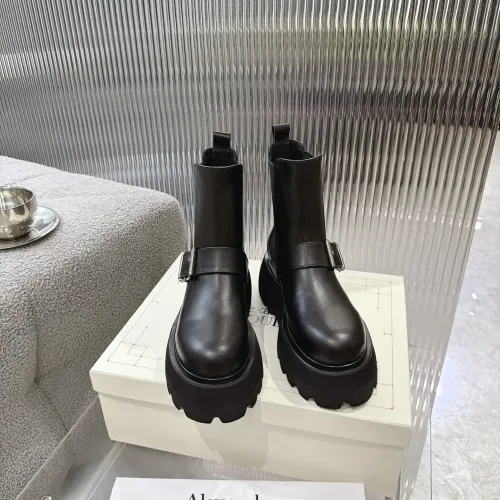 Replica Alexander McQueen Boots For Women #1481821 $115.00 USD for Wholesale
