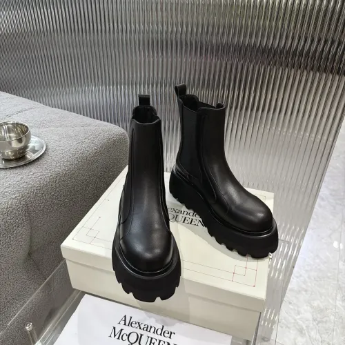 Replica Alexander McQueen Boots For Women #1481823 $115.00 USD for Wholesale