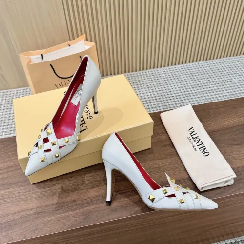 Replica Valentino High-Heeled Shoes For Women #1482045 $102.00 USD for Wholesale