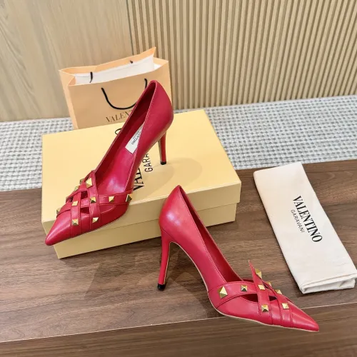 Replica Valentino High-Heeled Shoes For Women #1482046 $102.00 USD for Wholesale