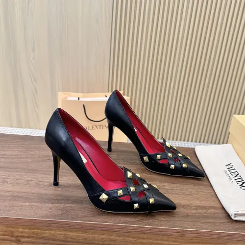 Replica Valentino High-Heeled Shoes For Women #1482047 $102.00 USD for Wholesale