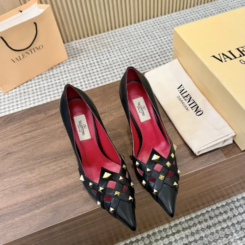 Replica Valentino High-Heeled Shoes For Women #1482047 $102.00 USD for Wholesale