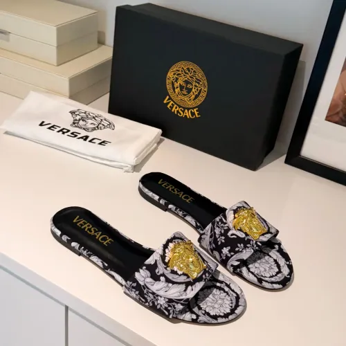 Replica Versace Slippers For Women #1482050 $82.00 USD for Wholesale