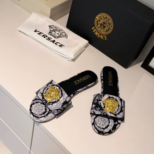 Replica Versace Slippers For Women #1482050 $82.00 USD for Wholesale
