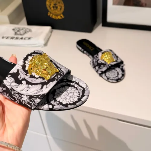 Replica Versace Slippers For Women #1482050 $82.00 USD for Wholesale