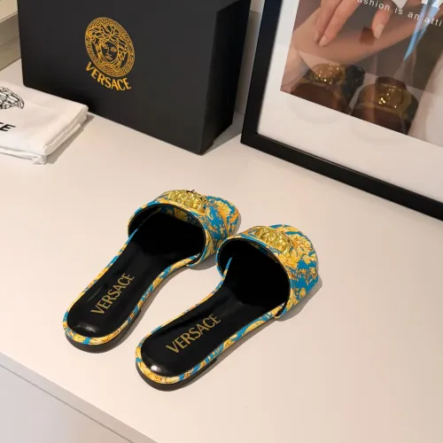 Replica Versace Slippers For Women #1482053 $82.00 USD for Wholesale