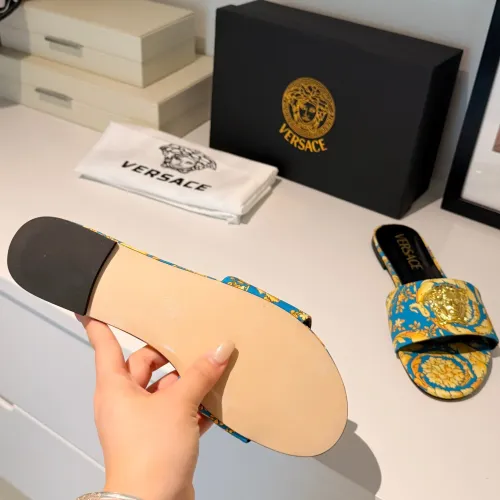Replica Versace Slippers For Women #1482053 $82.00 USD for Wholesale