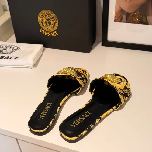 Replica Versace Slippers For Women #1482056 $82.00 USD for Wholesale