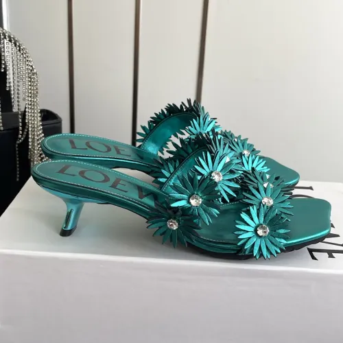 Replica LOEWE Slippers For Women #1482233 $102.00 USD for Wholesale