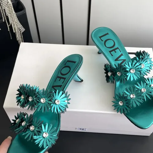 Replica LOEWE Slippers For Women #1482233 $102.00 USD for Wholesale