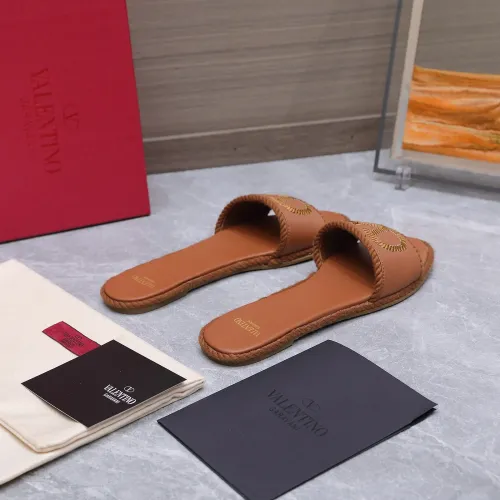 Replica Valentino Slippers For Women #1482238 $82.00 USD for Wholesale
