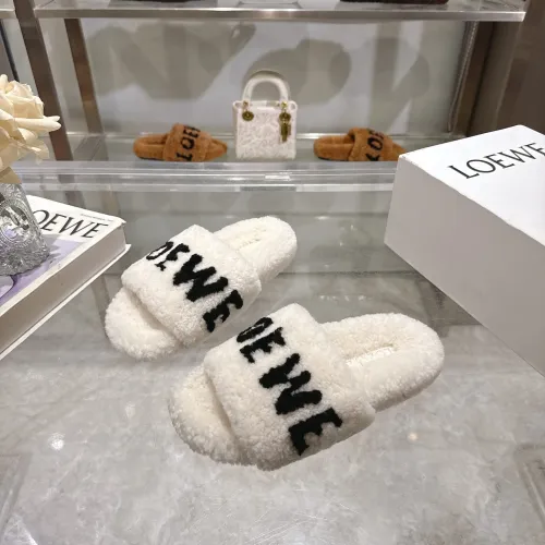 Replica LOEWE Slippers For Women #1482323 $92.00 USD for Wholesale