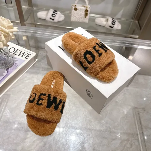 Replica LOEWE Slippers For Women #1482324 $92.00 USD for Wholesale
