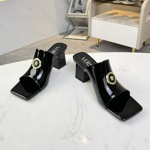 Replica Versace Slippers For Women #1482791 $82.00 USD for Wholesale