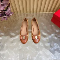 $102.00 USD Salvatore Ferragamo Flat Shoes For Women #1472993