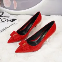 $100.00 USD Yves Saint Laurent YSL High-Heeled Shoes For Women #1473356