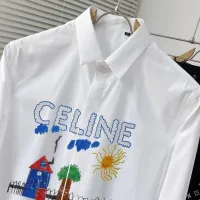 $92.00 USD Celine Shirts Long Sleeved For Men #1477295