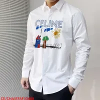 $92.00 USD Celine Shirts Long Sleeved For Men #1477295