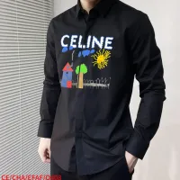 $92.00 USD Celine Shirts Long Sleeved For Men #1477296