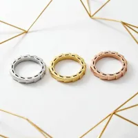 $25.00 USD Bvlgari Rings In Rose Gold For Unisex #1478873