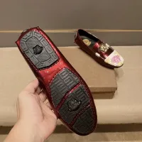 $76.00 USD Versace Leather Shoes For Men #1480564