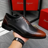 $92.00 USD Salvatore Ferragamo Leather Shoes For Men #1480635
