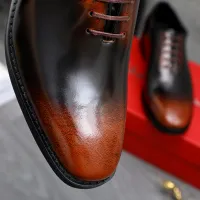 $92.00 USD Salvatore Ferragamo Leather Shoes For Men #1480635