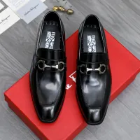 $92.00 USD Salvatore Ferragamo Leather Shoes For Men #1480640