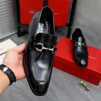 $92.00 USD Salvatore Ferragamo Leather Shoes For Men #1480640
