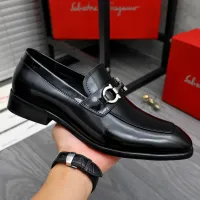 $92.00 USD Salvatore Ferragamo Leather Shoes For Men #1480640