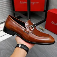 $92.00 USD Salvatore Ferragamo Leather Shoes For Men #1480641