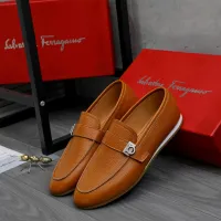 $85.00 USD Salvatore Ferragamo Leather Shoes For Men #1480644