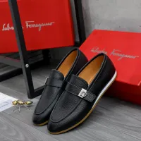 $85.00 USD Salvatore Ferragamo Leather Shoes For Men #1480646